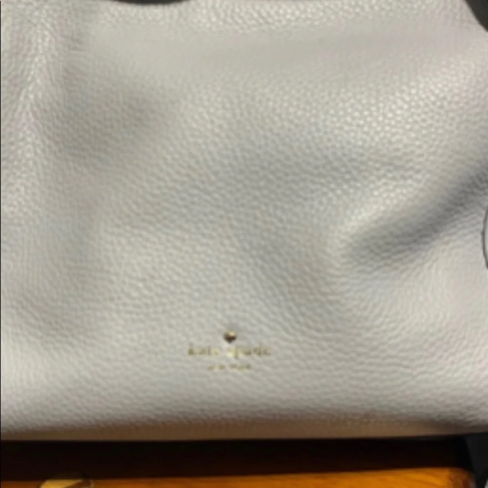 Kate Spade grey pebbles leather handbag Crossbody Purse - Picture 4 of 5